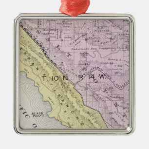 Sonoma County, California 34 Metal Tree Decoration