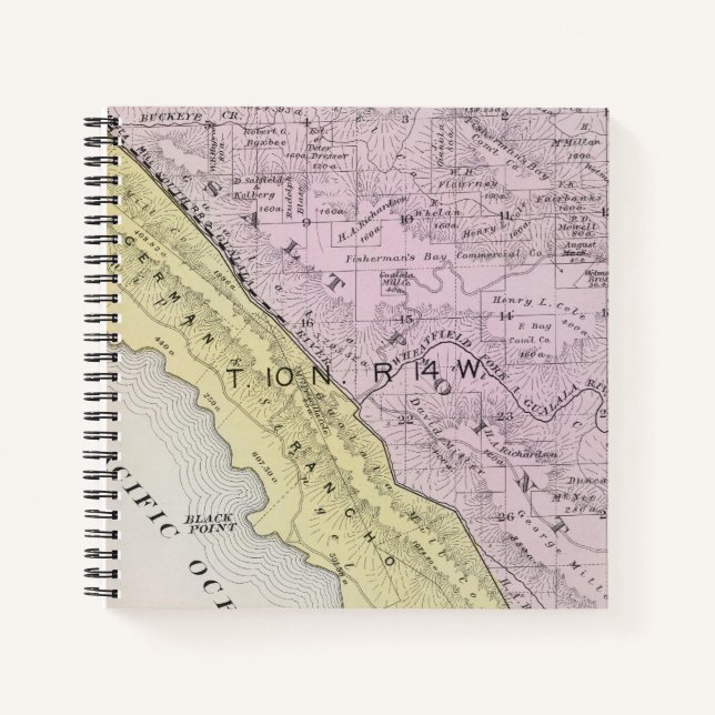 Sonoma County, California 34 Notebook (Front)