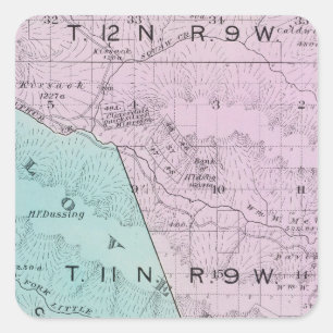Sonoma County, California 6 Square Sticker