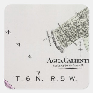 Sonoma County, California 6 Square Sticker