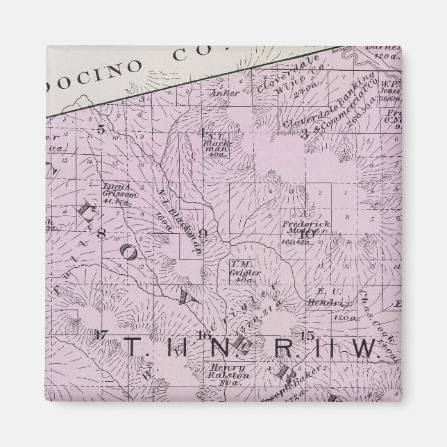 Sonoma County, California 7 Magnet (Front)