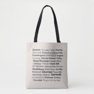 Sonoma Napa Custom Wine Country TOTE Bag