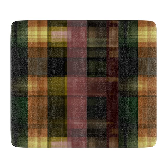 Sonoma Plaid Cutting Board (Front)