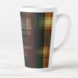 Sonoma Plaid Latte Mug
