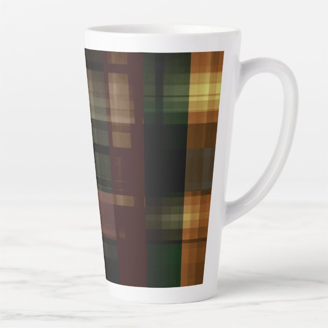 Sonoma Plaid Latte Mug (Right)