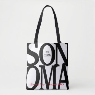 Sonoma Wine Country Tote Bag