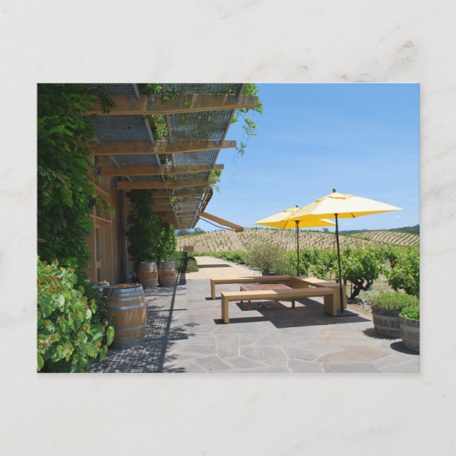 Sonoma Winery Postcard (Front)