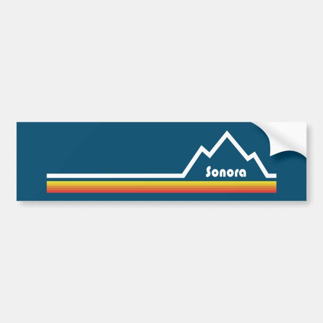 Sonora California Bumper Sticker (Front)