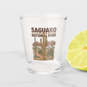 Sonoran Desert Saguaro National Park Shot Glass