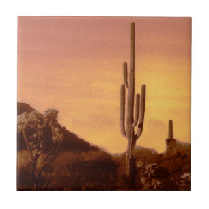 Sonoran sunset ceramic tile