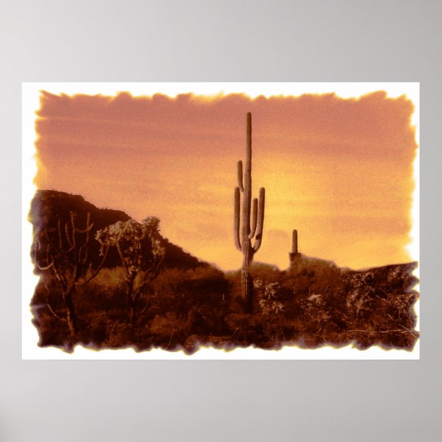 Sonoran Sunset print (Front)