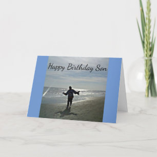 ***SON'S BIRTHDAY*** BEACH AND LOVE FOR HIM CARD