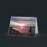 ***SON'S BIRTHDAY*** BEACH AND LOVE FOR HIM CARD<br><div class="desc">This card is so pretty and filled with such happiness for that Birthday Person In Your Life!  THANKS for stopping by 1 of my 8 stores!! This is Myrtle Beach by the way!</div>