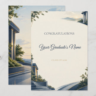 Son's College Graduation Card