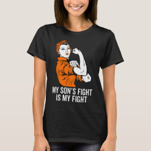 Son's Fight Is My Fight Leukaemia Awareness Month T-Shirt