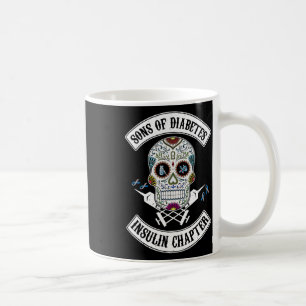 Sons Of Diabetes Insulin Chapter Skull Diabetes Aw Coffee Mug