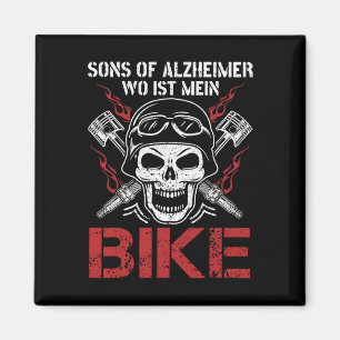 Sons Of Heimerheimer Wo Ist Mein Bike Funny Motorc Magnet