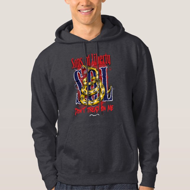 Sons of Liberty DON'T TREAD ON ME hoodie (Front)