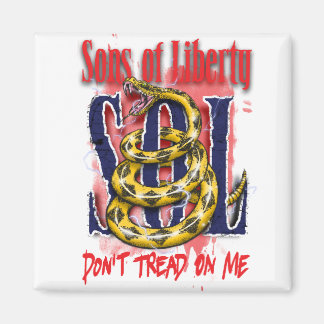 Sons of Liberty DON'T TREAD ON ME magnet