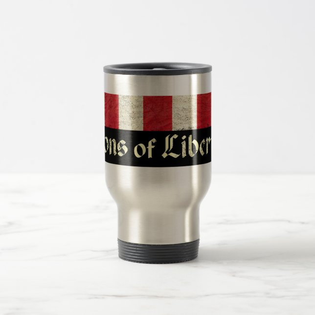 Sons of Liberty Flag Travel Mug (Center)