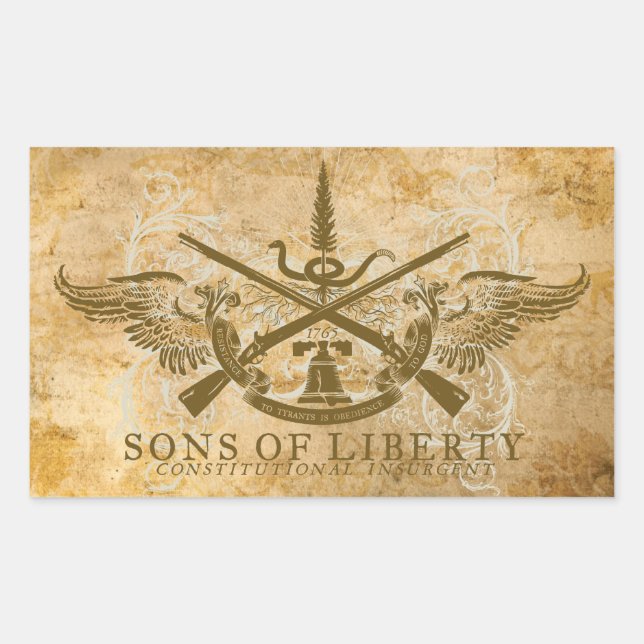 Sons of Liberty Rectangular Sticker (Front)