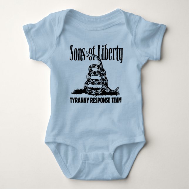 Sons of Liberty TYRANNY RESPONSE TEAM infant shirt (Front)