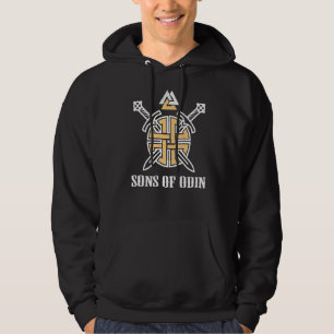 Sons Of Odin Nordic Valhalla Viking Sword For Warr Hoodie