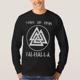 SONS OF ODIN VALHALLA Walhalla Wotan Asgard Vikin T-Shirt