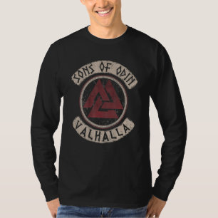 Sons of Odin Viking Valhalla Midgard Vintage Norse T-Shirt