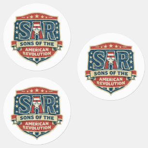 Sons of the American Revolution SAR Patriotic Logo