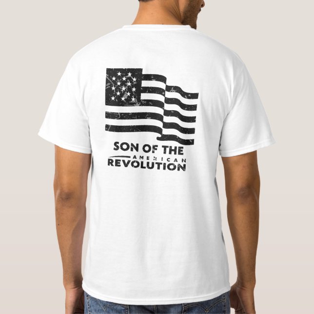 Sons of The American Revolution US history T-Shirt (Back)