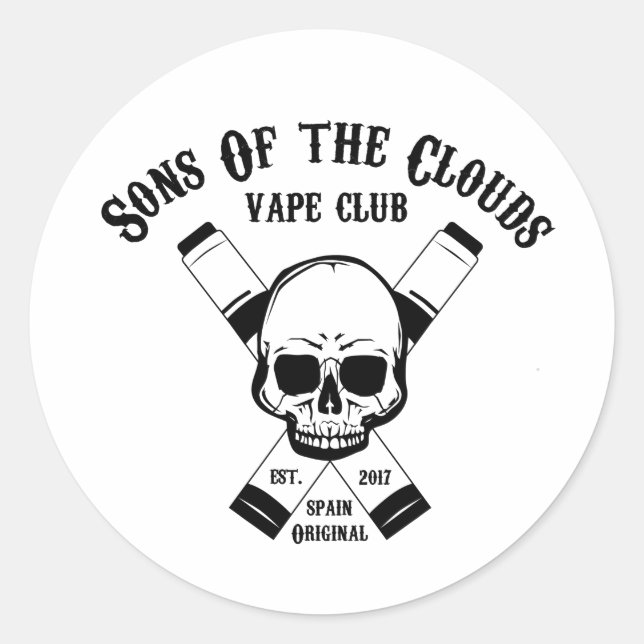 Sons Of The Clouds Pegatinas Classic Round Sticker (Front)
