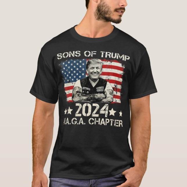 Sons Of Trump Maga Chapter 2024 T-Shirt (Front)