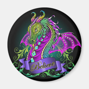 Sonya Believe Rainbow Dragon Magnet