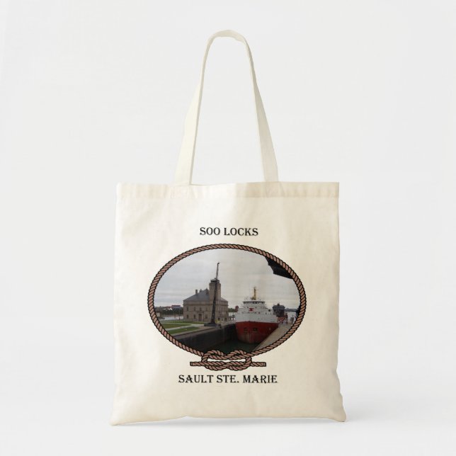 Soo Locks rope tote bag (Front)
