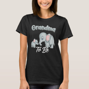 Soon Grandma To Be Elephants For Baby Shower Gende T-Shirt