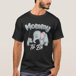 Soon Mummy Mum To Be Elephants For Baby Shower Gen T-Shirt