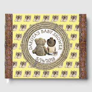 Soon to b Lil "Cowboy Baby Shower Guestbook