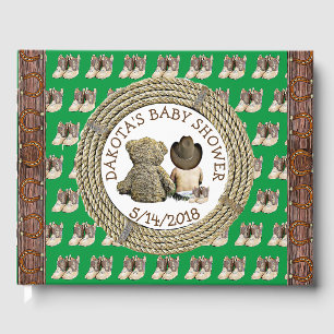 Soon to b Lil "Cowboy Baby Shower Guestbook