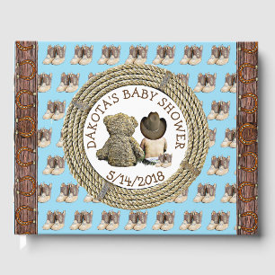 Soon to b Lil "Cowboy Baby Shower Guestbook