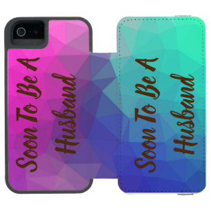 Soon To Be A Husband With Rainbow Colours BG Incipio Watson™ iPhone 5 Wallet Case