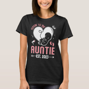 Soon To Be Auntie 2023, Baby Reveal, Mum Pregnancy T-Shirt