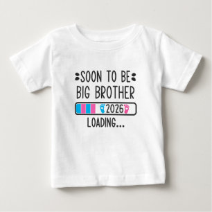 Soon to Be Brother 2026 Loading Pregnancy Announce Baby T-Shirt