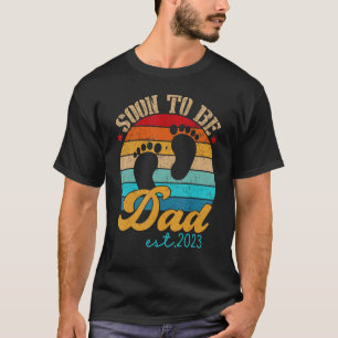 Soon To Be Dad 2023 Gender Reveal First Time Dad N T-Shirt