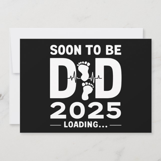 Soon To Be Dad Est 2025 New Dad To Be  Announcement (Front)