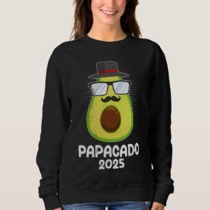 Soon to be Dad PAPACADO 2025 Future Father Funny A Sweatshirt