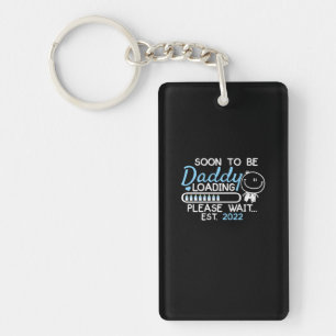 Soon To Be Daddy 2022 Father's Day First Time Key Ring