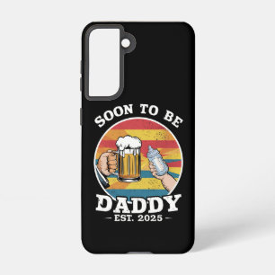 Soon To Be Daddy 2025 First Time Daddy 2025 Retro  Samsung Galaxy Case