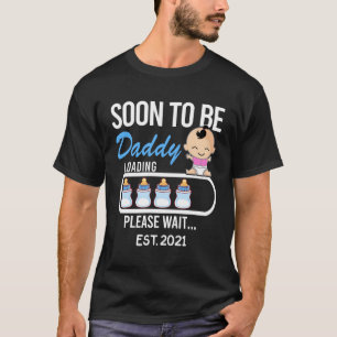 Soon To Be Daddy Est 2021 2020 Gift Tee It A Girl 