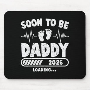 Soon To Be Daddy Est. 2026 New Dad Fathers Day Fir Mouse Pad